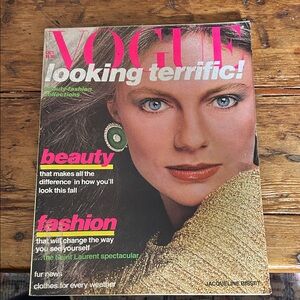 Vogue magazine October 1976 Jacqueline Bissett